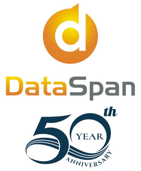 DataSpan Celebrates Its 50th Anniversary! Logo